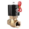 thumbnail image 2 of Válvula solenoide normalmente cerrada de dos vías de latón para vapor de aire y agua (DC24V), 2 of 8