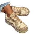 thumbnail image 3 of Rhinestone Sneakers for Women Platform Sparkly Glitter Bling Tennis Shoes Fashion Bedazzled Wedding Bridal Party Walking Sneakers, Cute Bowknot Glitter Bling Loafers, 3 of 8