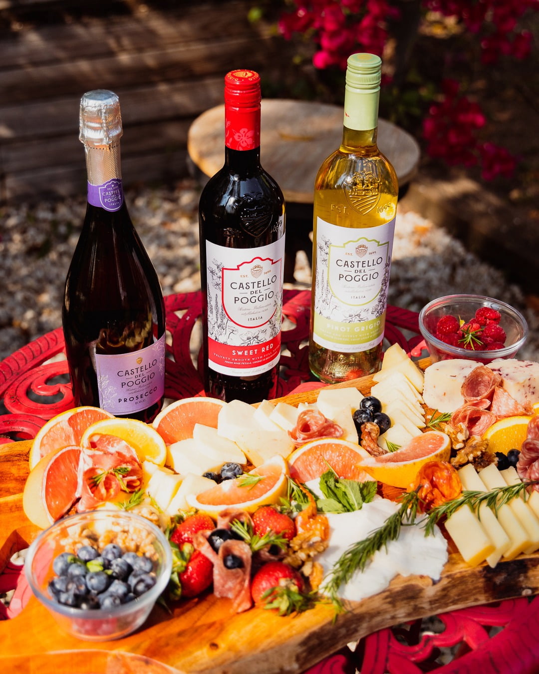 Castello Del Poggio Italian Smooth Red Wine, Full-Bodied, 750 ml