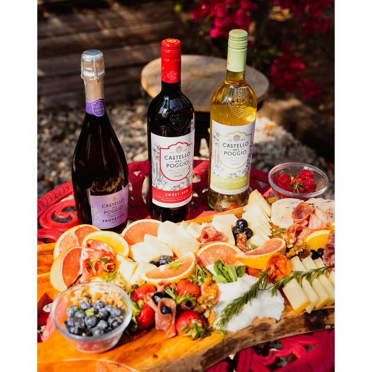 Castello Del Poggio Italian Smooth Red Wine, Full-Bodied, 750 ml