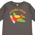 thumbnail image 4 of Inktastic Future Pilot Airplane Boys or Girls Long Sleeve Toddler T-Shirt, 4 of 5