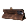 thumbnail image 6 of Dteck for Apple iPhone 14 Pro Max Wallet Case with RFID Blocking Credit Card Holder, Flip Folio Book PU Leather Phone Shockproof Cover Women Men, Brown, 6 of 7