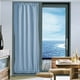 thumbnail image 4 of Cortinas para ventanas francesas de alta precisión, de color liso, con bolsillo para varilla, para puertas y ventanas corredizas, para muebles de oficina y hogar., 4 of 8