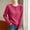 Hot Pink, variant on Danhjin Women's Button Down Sweaters Cardigan Shirts Long Sleeve Casual Tops Fall Winter Fashion Crew Neck Comfy Soft Loungewear Outdoor Knitwear Blouses