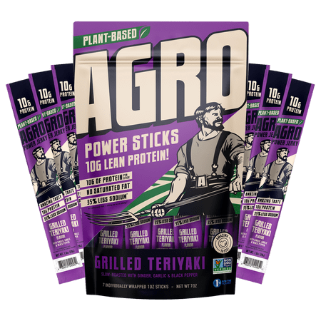 (Pack Of 16) Agro Jerky Stick Grilled Teriyaki 1 Oz