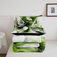 thumbnail image 5 of Homewish Green Gradient Geometric Twin Comforter Sets,Abstract Artwork Bedding Set,Black Reversible,2 Pieces,1 Comforter and 1 Pillowcase, 5 of 7