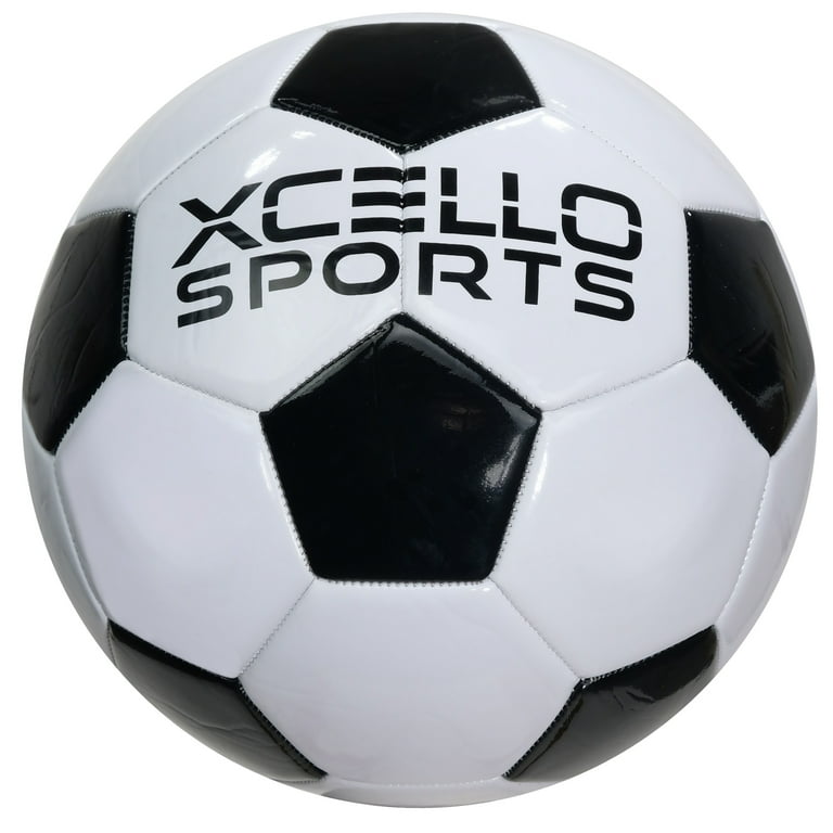 Xcello Sports Soccer Ball Size 5, Bright Assorted Youth & Kids