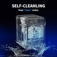 thumbnail image 6 of Countertop Nugget Ice Maker with 2 Water Refill Options, Ready in 7 Mins, 33Lbs/24H Pebble Ice Maker Machine, Self-Cleaning Sonic Ice Makers with Ice Scoop&Basket, for Home/Office (Black), 6 of 7