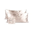 thumbnail image 1 of Funda de almohada kitsch de satén tamaño queen, 2 unidades, más suave que la seda, 1 of 9