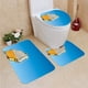 thumbnail image 1 of Juego de alfombras de baño de 3 piezas Signo de cono de helado de neón vertical ABPHQTO, 1 of 2