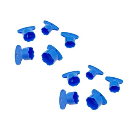 

2PC Sink Drain Filter Cover Built In Foaming Device Built In Foaming Device Kitchen Faucet Splash Proof Filter Screen Water Nozzle Accessories 10PC Blue