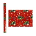 thumbnail image 2 of Yeciiwht Christmas Wrapping Paper Roll, 118in Xmas Themed Pattern Gift Wrapping Paper Thick Kraft Papers Christmas Decorations Holiday Party Supplies, 2 of 7