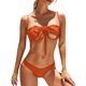 thumbnail image 2 of WILLBEST Trajes de Baño Mujer Bikini Con Tirantes de Color Liso Para Mujer, E y Cómodo, 2 of 5