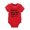 Red, variant on Girls Bodysuits Short Sleeve Letter Print Romper Baby Clothes, 3-6 Months, Blue