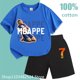 thumbnail image 2 of 2024 Tendencia de verano caliente Camiseta con estampado de letras Messi para niños Conjuntos de algodón 100 % Moda para niños Conjuntos de manga corta con cuello redondo para niñas Ropa, 2 of 5
