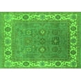 thumbnail image 1 of Ahgly Company Indoor Rectangle Oriental Green Industrial Area Rugs, 8' x 10', 1 of 4