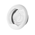 thumbnail image 2 of MYG Couverture de Ventilation Réglable Conduit Rond Trou de Plafond Grille d'Aération, 2 of 9