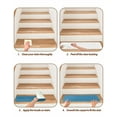 thumbnail image 6 of Blue Non-Slip Stair Treads for Wooden Steps, 15 Pack-8x30in Carpet Stair Mats with Adhesive Backing, Noise-Reducing Step Covers for Indoor Stairs, Easy to Install & Residue-Free, 6 of 7