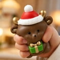 thumbnail image 4 of Christmas Bear Squishy Slow Rising Squishy Toy Stress Ball Fidget for Kids Adults Cute Cartoon Squishies Classroom Sensory Goodie Bag Filler Stocking Stuffer Fun, 4 of 6