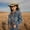 hwj# Khaki53, variant on Huowey Children'S Hat Leopard Print Stripped Casual Wide Brim Cowboy Hat Denim Cap Stage Performances Stylish Cowgirl Fashionable Cap,Gold,One Size