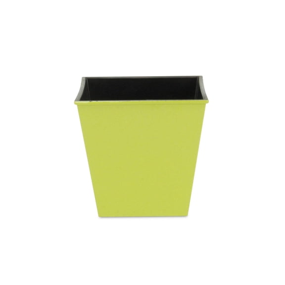 5" Lime Green Recycled Plastic Indoor Outdoor Rectangular Pot Planter