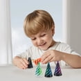 thumbnail image 6 of Impossible ConeSpiral Cone Fidget Toy3D Printed Spiral Cone,Impossible Cones passthrough Pyramid for Anxiety Relaxing, 6 of 6