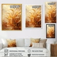 thumbnail image 4 of Designart "Meadow Melodies in Yellow" Landscapes Framed Wall Art - Traditional Yellow Meadow Entryway Framed Wall Art Print, 4 of 6
