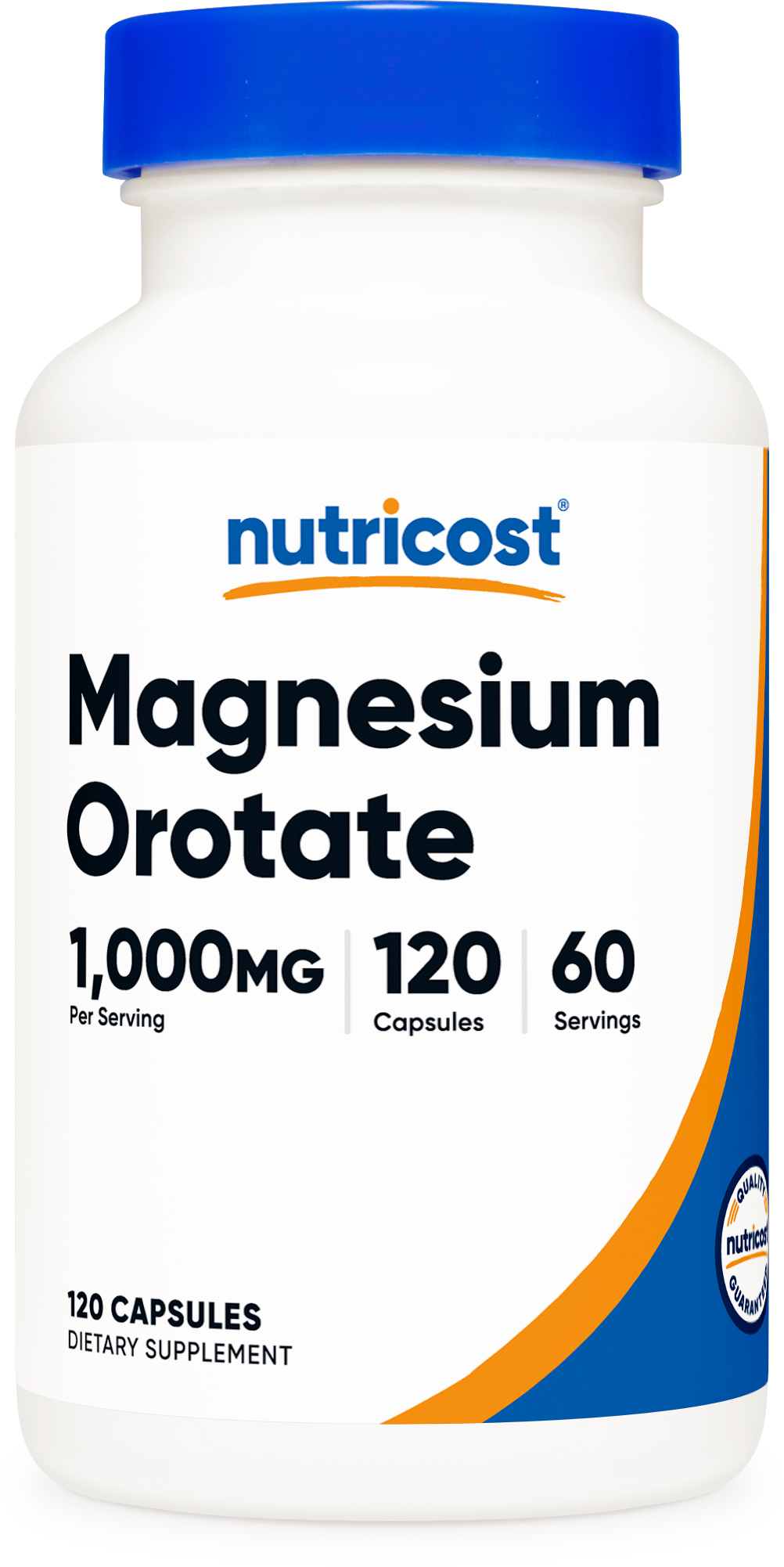 Nutricost Magnesium Orotate Supplement 1000mg Per Serving, 60 Servings, Supplement