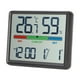 thumbnail image 5 of Reloj LED Digital, Pantalla De Humedad Negra, Temperatura De Humedad, Reloj De Escritorio Electrónico, Parte Trasera Magnética, Ligero, 12/24 Horas Para Oficina, 5 of 7