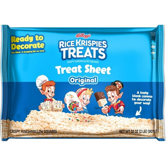 2 X Rice Krispies Treats Marshmallow Treat Sheet Baking Project, Original, 32oz