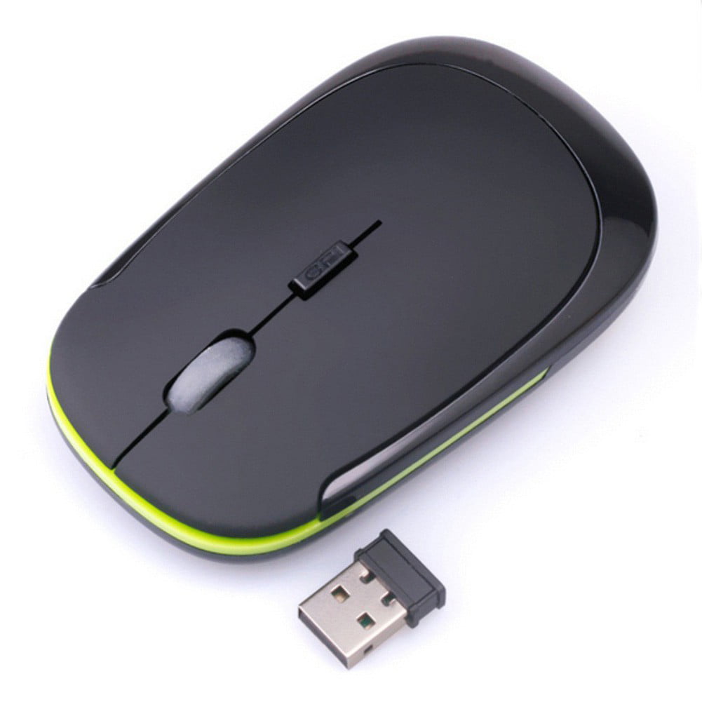 Wireless Silent Bluetooth Mouse, Computer Mouse Ultra-thin Rechargeable Mini For Laptop Computer Adjustable DPI Ergonomic