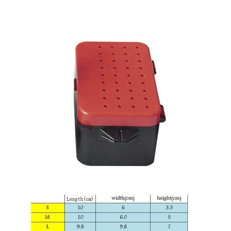 Live Bait Red Worm Bait Box Portable Moisturizing Breathable Fishing  Supplies