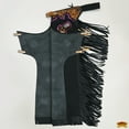 thumbnail image 6 of Hilason Pro Rodeo Bull Riding Chaps Genuine Leather Western Black, 6 of 6