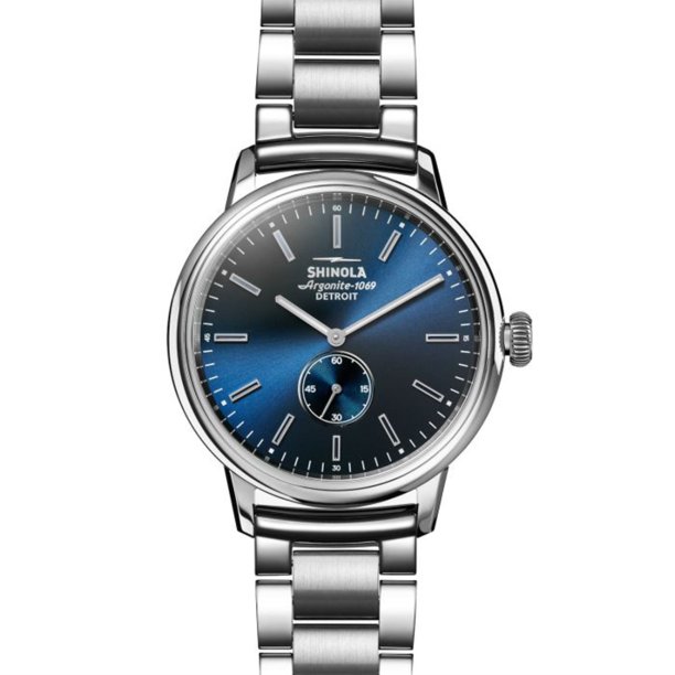 Shinola Men's Shinola 'The Bedrock' Chrono Midnight Blue Dial