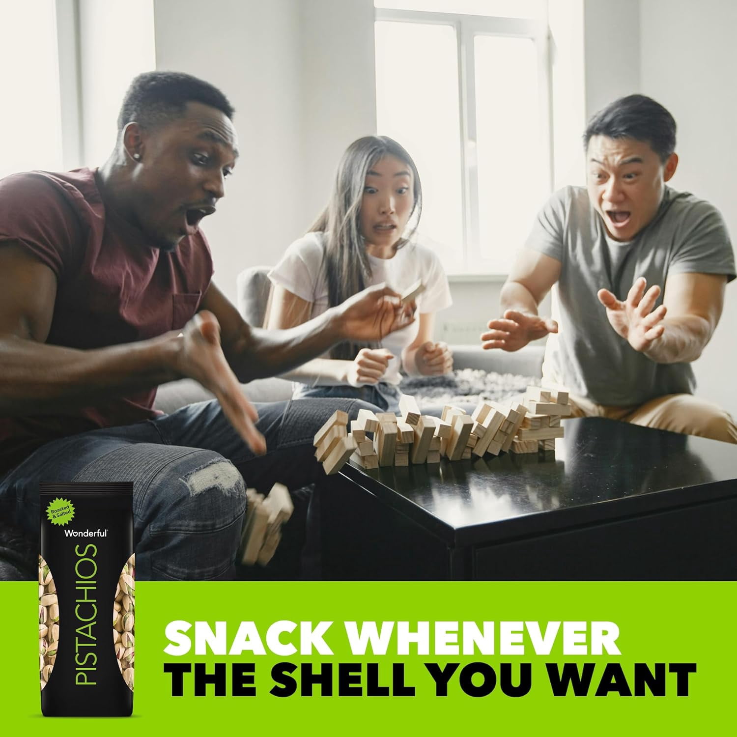 Wonderful Roasted Lightly Salted Pistachios (48 oz.)