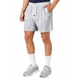 thumbnail image 2 of Mens Lounge Shorts Men's Spring Summer Striped Woven Loose Fit Casual Lightweight Shorts Sleep Pants for Home Grey XXXL, 2 of 7