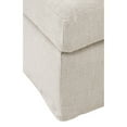 thumbnail image 4 of BenJara 33 Inch Modular Slipcover Ottoman with Wood Frame, Modern Bisque Fabric, 4 of 7