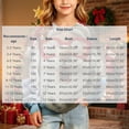 thumbnail image 2 of Qzwdhjm Girls Christmas Sweatshirts Long Sleeve Crewneck Sweatshirt with Santa Print Loose Casual Christmas Pullovers 5-15 Years, 2 of 8