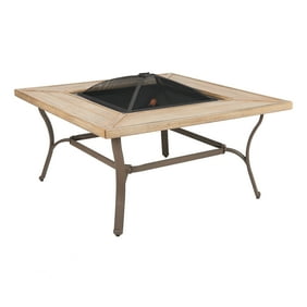 Mainstays Holten Ridge Outdoor Tile Top Fire Pit With Spark Guard