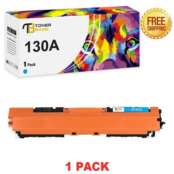 130A Toner Cartridge 1 Pack Compatible for 130A Toner Cartridge CF350A CF351A CF352A CF353A for Pro Color MFP M177fw M176n M177 M176 Printer Ink