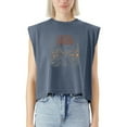 thumbnail image 2 of EcoLoom Take Me To Salem Cap Sleeve Muscle Crop Shirt Women Sleeveless Baby Tee, 2 of 5