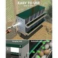 thumbnail image 3 of Lumiparty Chicken Nesting Box, 10 Compartment Metal Nesting Boxes for Hens Laying Eggs, Green, 3 of 5