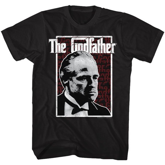 The Godfather Seeing Red Black Adult T-Shirt 4Xlt