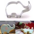 thumbnail image 4 of Elefante animal cortador de galletas pastel de acero inoxidable para hornear galletas pastelería molde Adepaton CKCHMRAMV, 4 of 5