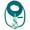 Blue, variant on Pavilion Gift Company - Robin's Egg - Baby Bib (One Size)