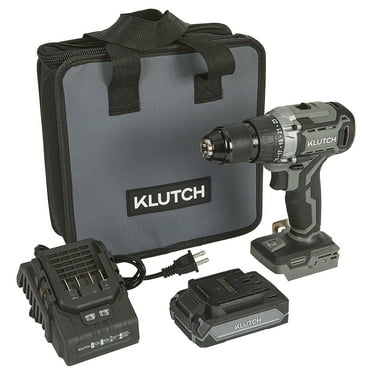 Klutch 1/2in. Brushless Drill/Driver Kit, KLiQ 20 Volt