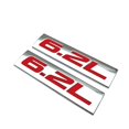 2X Metal 2.5L Car Emblem Door Fedner Sticker Premium Sport Turbo 3D 2.5