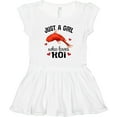 thumbnail image 3 of Inktastic Just a Girl Who Loves Koi Fish Girls Toddler Dress, 3 of 5