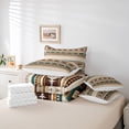 thumbnail image 6 of Homewish Ancient Bohemain Aztec 7-Piece Twin Bedding Sets,Rustic Western Tribal Bedding Comforter Set,Brown Beige Sheet Sets For Kids,Luxury Bedroom Decor Reversible, 6 of 8