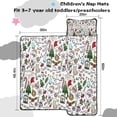 thumbnail image 5 of Multicolor Christmas Pattern Toddler Nap Mats for Kids Preschool,60"x20" Sleeping Mat Bag or Kids,Toddler Sleeping Bag,Toddler Nap Mat or Daycare, 5 of 6